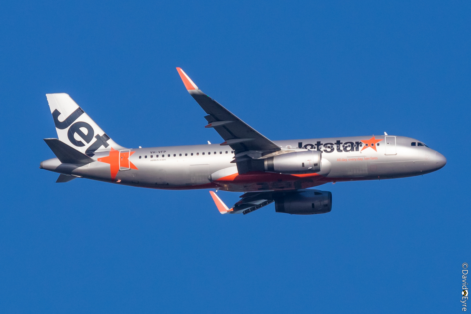 Vh Vfp Airbus A Of Jetstar Over The Northern Suburbs Of Perth