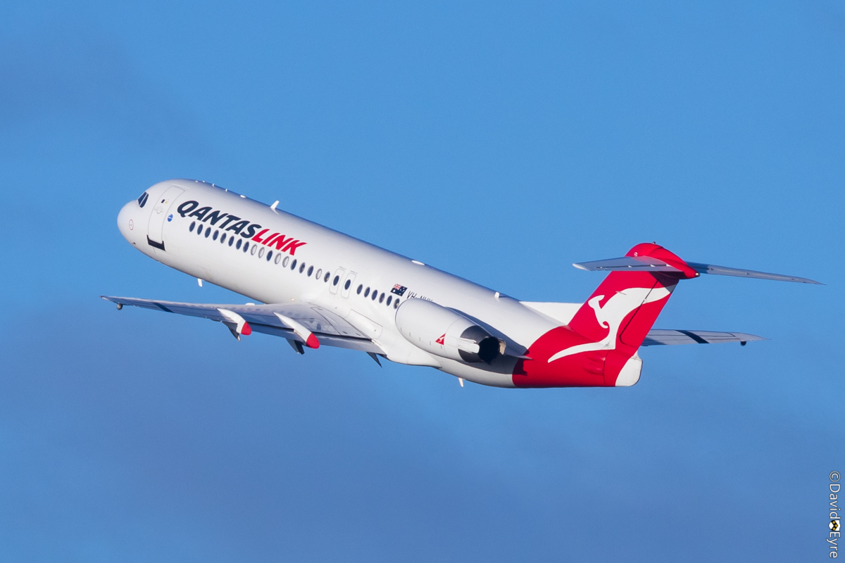 VH-NHV Fokker 100 (MSN 11482) of QantasLink (Network Aviation), at ...