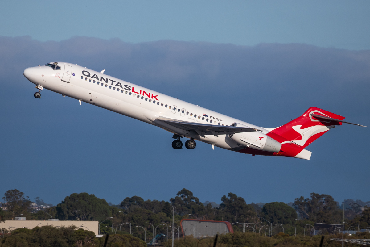 VH-NXM Boeing 717-231 (MSN 55094/5084) of QantasLink, named ‘Strzelechi ...