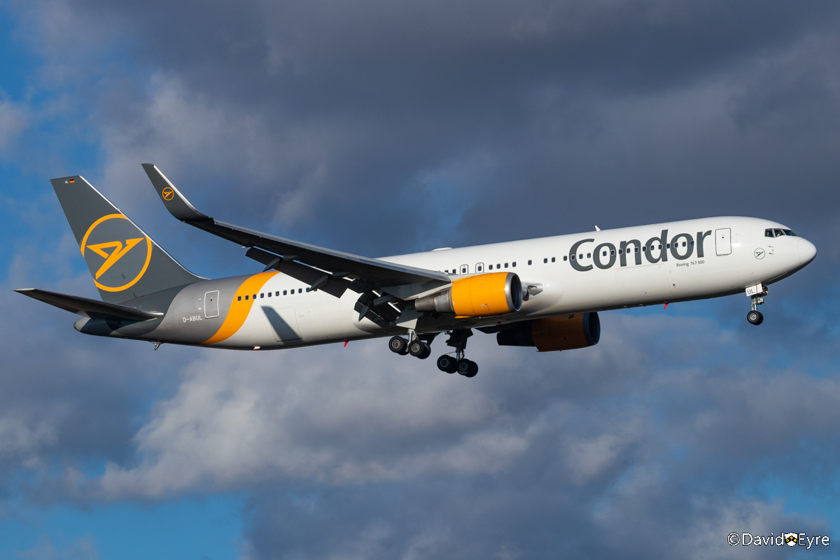 D-ABUL Boeing 767-31B(ER) (MSN 26259/534) of Condor, at Perth Airport ...