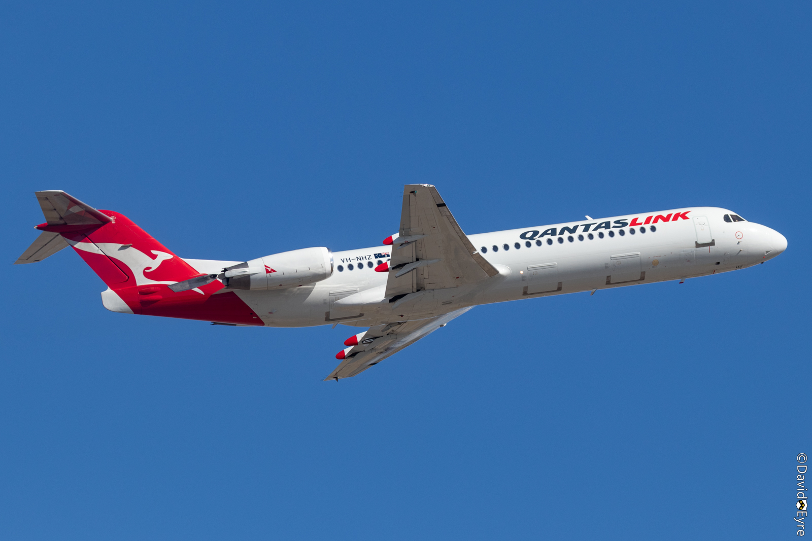 VH-NHZ Fokker 100 (MSN 11515) of Qantaslink (Network Aviation), at ...